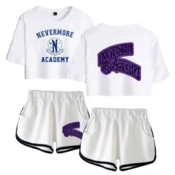 The Addams Family Wednesday T-shirt Nevermore Academy Shorts 18 The Addams Family Wednesday T-shirt Nevermore Academy Shorts -Cosplay Clothing Store 3 800x800 575
