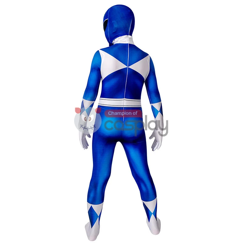 Ready To Ship For Kids Blue Ranger Cosplay Costume 3 Ready To Ship For Kids Blue Ranger Cosplay Costume - Image 3