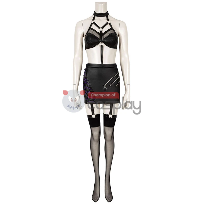 League Of Legends LOL 2020 S10 KDA All Out Evelynn Cosplay Costume 4 League Of Legends LOL 2020 S10 KDA All Out Evelynn Cosplay Costume - Image 4