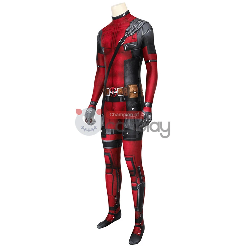 New Deadpool Wade Wilson Jumpsuit Cosplay Costume 5 New Deadpool Wade Wilson Jumpsuit Cosplay Costume - Image 5