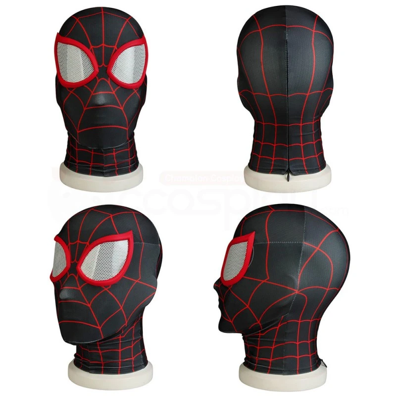 Ultimate Spider-Man Cosplay Costume Miles Morales Jumpsuit 5 Ultimate Spider-Man Cosplay Costume Miles Morales Jumpsuit - Image 5