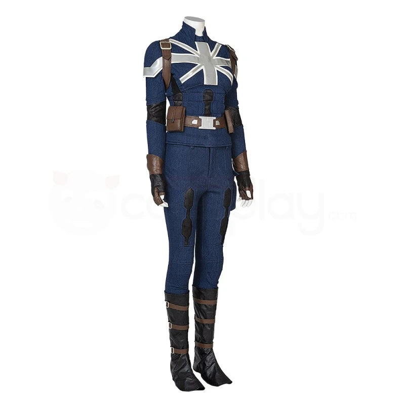 What If Peggy Carter Cosplay Costume Captain Carter Stealth Suit 3 What If Peggy Carter Cosplay Costume Captain Carter Stealth Suit - Image 3