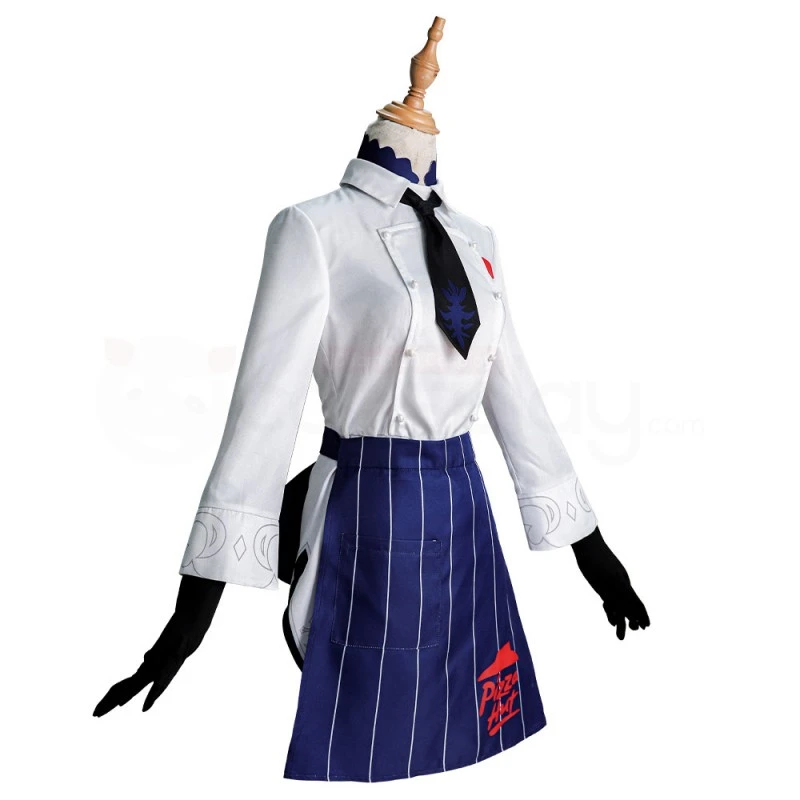 Genshin Impact Eula Pizza Hut Cosplay Costume 4 Genshin Impact Eula Pizza Hut Cosplay Costume - Image 4