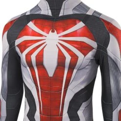 2023 Spiderman PS4 White Armor Jumpsuit Cosplay Costume 22 2023 Spiderman PS4 White Armor Jumpsuit Cosplay Costume -Cosplay Clothing Store 4 800x800 435