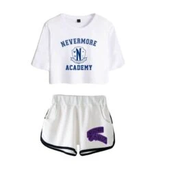 The Addams Family Wednesday T-shirt Nevermore Academy Shorts 19 The Addams Family Wednesday T-shirt Nevermore Academy Shorts -Cosplay Clothing Store 4 800x800 569