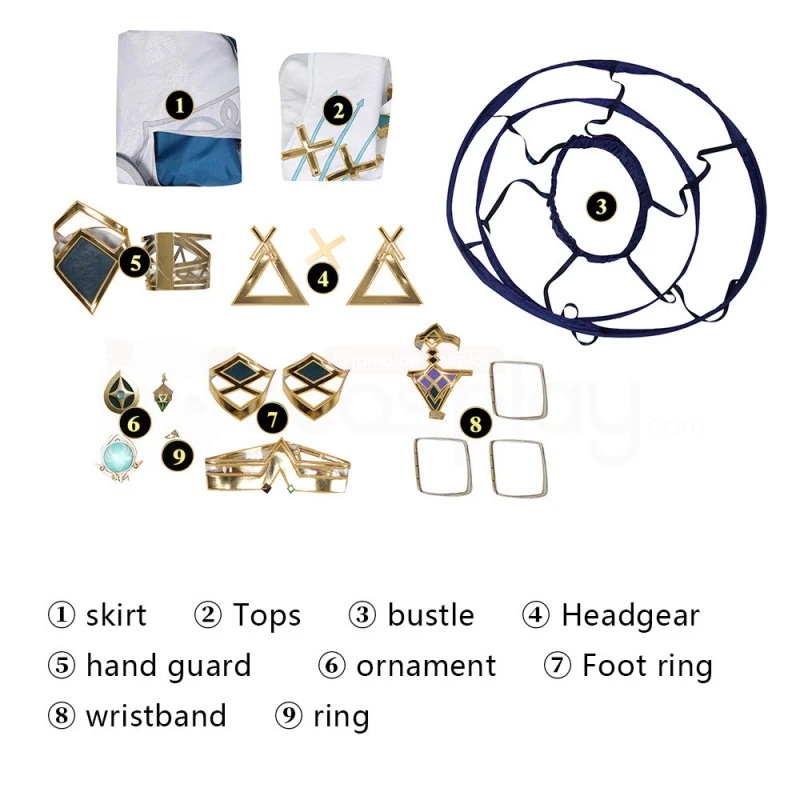 Genshin Impact Faruzan Cosplay Costumes 4 Genshin Impact Faruzan Cosplay Costumes - Image 4