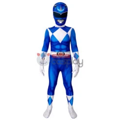 Ready To Ship For Kids Blue Ranger Cosplay Costume