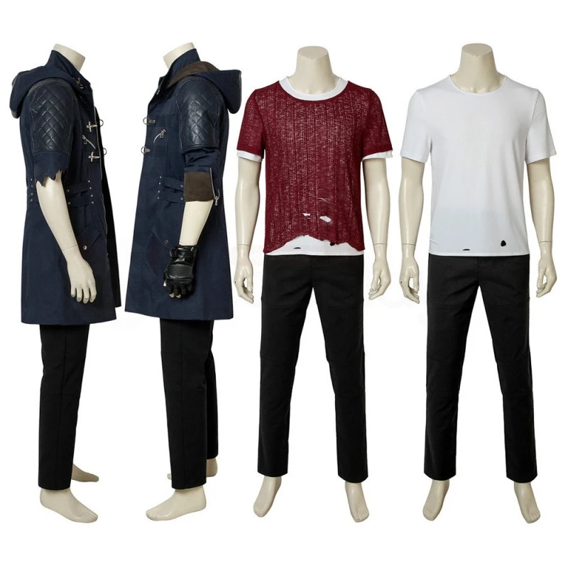 Devil May Cry 5 Costume DMC V Nero Cosplay Suit 4 Devil May Cry 5 Costume DMC V Nero Cosplay Suit - Image 4
