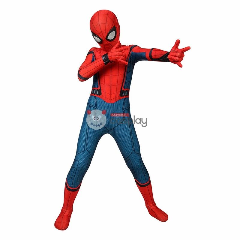 Ready To Ship For Kids Spider-Man Homecoming Cosplay Costume 4 Ready To Ship For Kids Spider-Man Homecoming Cosplay Costume - Image 4