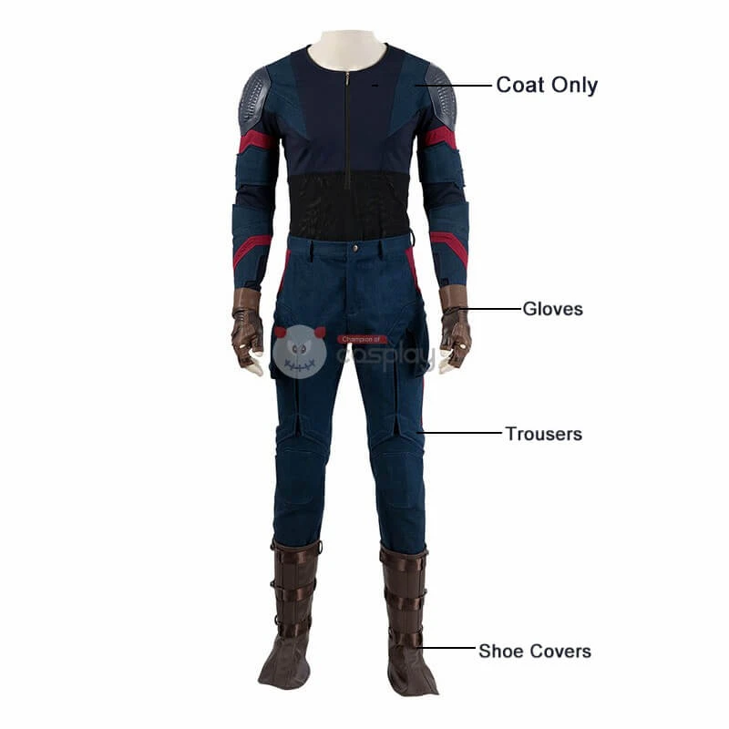 Captain America Cosplay Costumes Avengers Endgame Steve Rogers Costume 5 Captain America Cosplay Costumes Avengers Endgame Steve Rogers Costume - Image 5