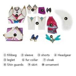 LOL Star Guardian Xayah Cosplay Costume 2022 League Of Legends Cosplay Suit -Cosplay Clothing Store 5 800x800 109