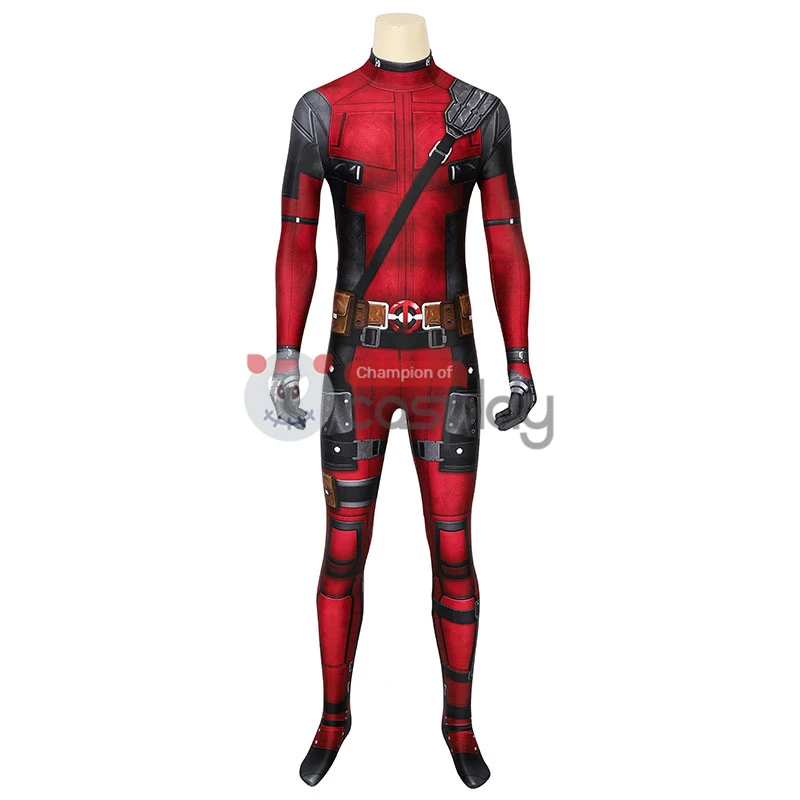 New Deadpool Wade Wilson Jumpsuit Cosplay Costume 6 New Deadpool Wade Wilson Jumpsuit Cosplay Costume - Image 6