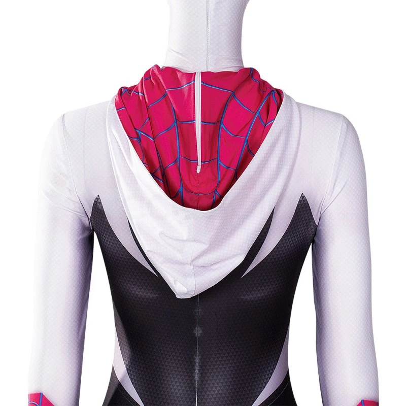 Gwen Stacy Costume Spider-Man Across The Spider-Verse Cosplay Jumpsuit 6 Gwen Stacy Costume Spider-Man Across The Spider-Verse Cosplay Jumpsuit - Image 6
