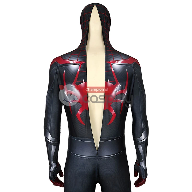 Spiderman Jumpsuit Spider Man PS5 Miles Morales Cosplay Costume 6 Spiderman Jumpsuit Spider Man PS5 Miles Morales Cosplay Costume - Image 6