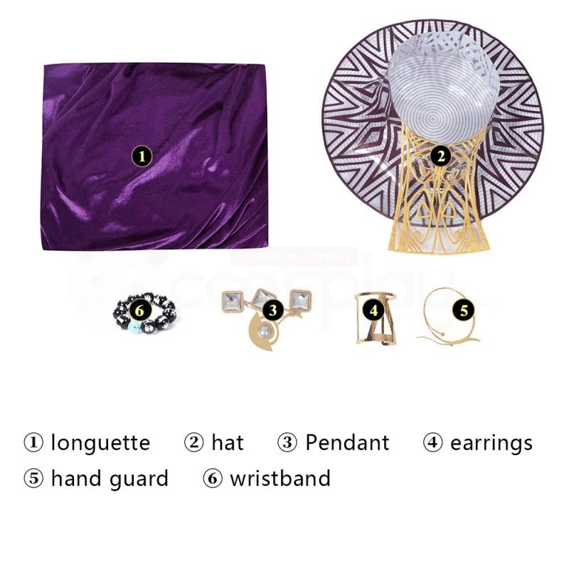 Black Panther Wakanda Forever Ramonda Cosplay Costumes 5 Black Panther Wakanda Forever Ramonda Cosplay Costumes - Image 5