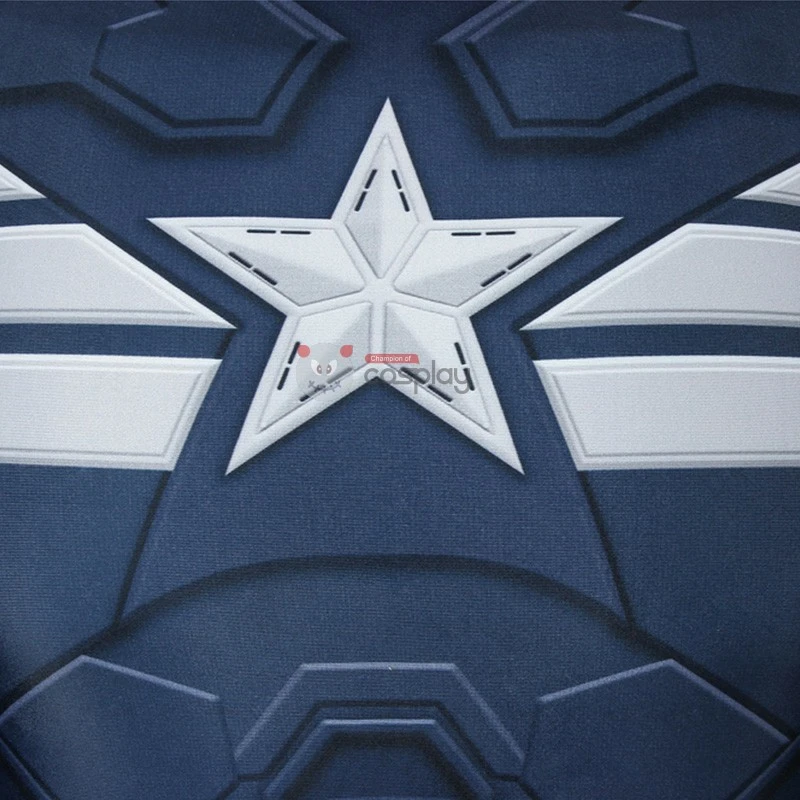 Captain America Costume Steve Rogers Jumpsuit Bodysuit Cosplay 6 Captain America Costume Steve Rogers Jumpsuit Bodysuit Cosplay - Image 6