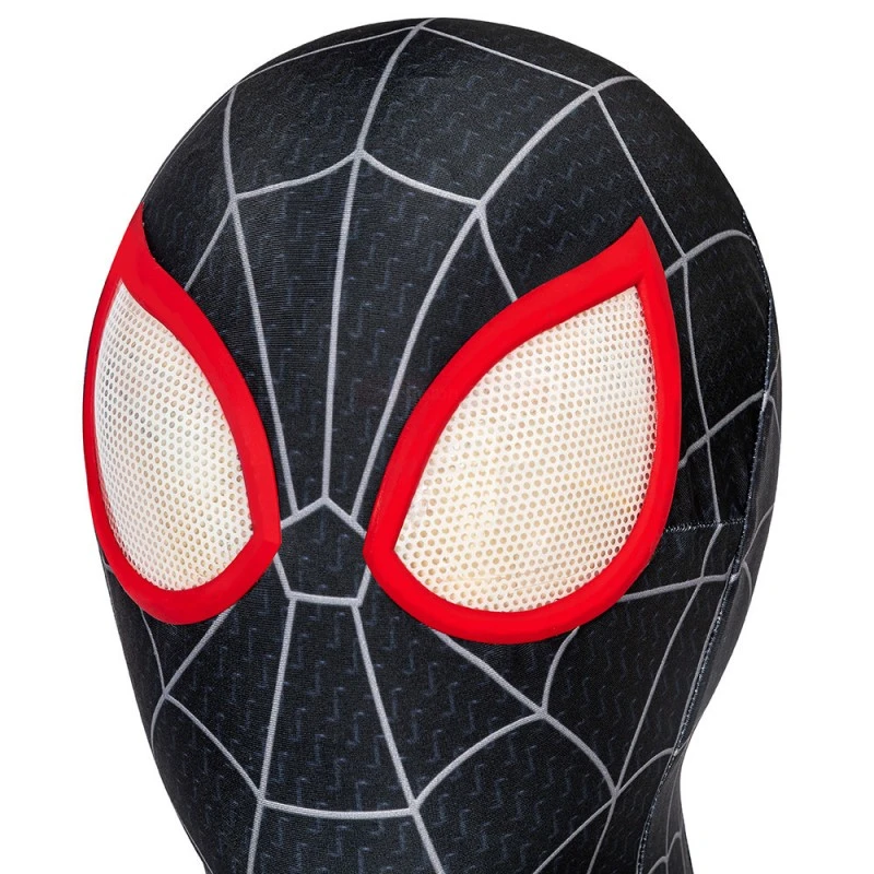Spider-Man Into The Spider-Verse Cosplay Costume Miles Morales Jumpsuit 6 Spider-Man Into The Spider-Verse Cosplay Costume Miles Morales Jumpsuit - Image 6
