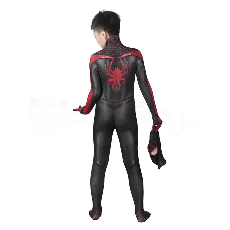 Kids Spiderman Cosplay Suit Spider-Man 2 PS5 Cosplay Miles Morales Costumes 6 Kids Spiderman Cosplay Suit Spider-Man 2 PS5 Cosplay Miles Morales Costumes - Image 6
