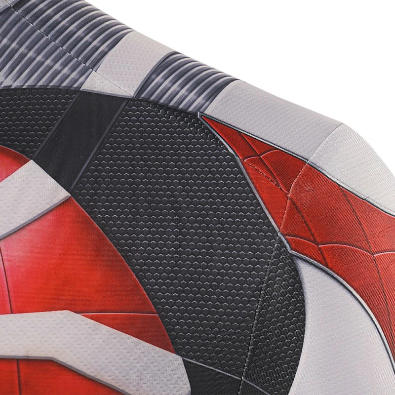 2023 Spiderman PS4 White Armor Jumpsuit Cosplay Costume 9 2023 Spiderman PS4 White Armor Jumpsuit Cosplay Costume - Image 9