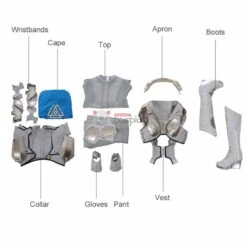 Valkyrie Costume Top Level White War Armor Cosplay Costume 11 Valkyrie Costume Top Level White War Armor Cosplay Costume -Cosplay Clothing Store 5 800x800 446