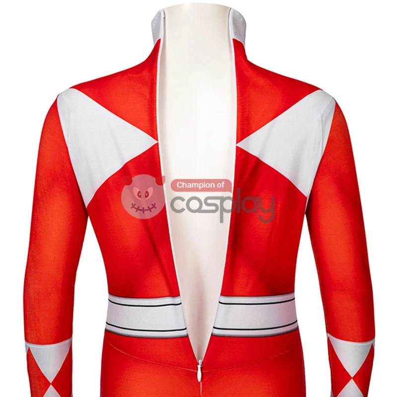 Ready To Ship For Kids Red Ranger Cosplay Costume 5 Ready To Ship For Kids Red Ranger Cosplay Costume - Image 5