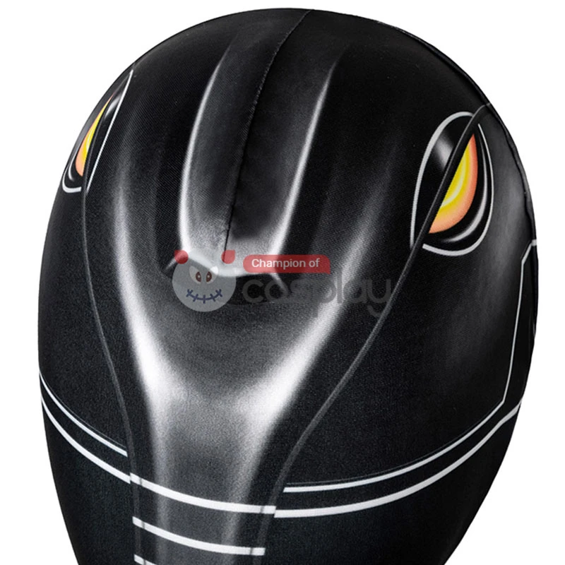 Ready To Ship For Kids Black Ranger Cosplay Costume 5 Ready To Ship For Kids Black Ranger Cosplay Costume - Image 5