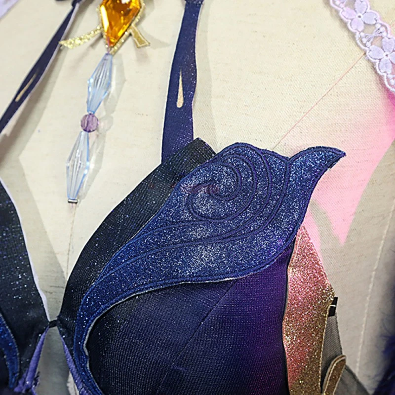 Genshin Impact Ningguang Orchid's Evening Gown Cosplay Costumes 6 Genshin Impact Ningguang Orchid's Evening Gown Cosplay Costumes - Image 6