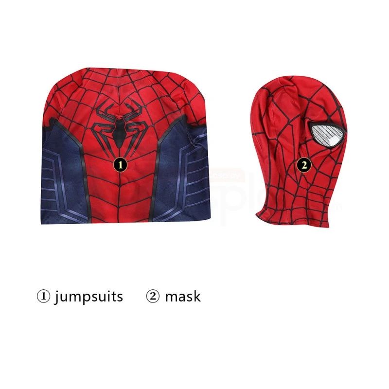 Kids Spiderman Peter Parker Suit Avengers Spider-Man Cosplay Costume 6 Kids Spiderman Peter Parker Suit Avengers Spider-Man Cosplay Costume - Image 6
