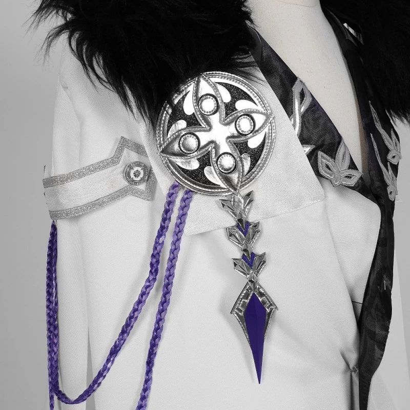 Genshin Impact Fatui Pantalone Cosplay Costume Regrator Suit 7 Genshin Impact Fatui Pantalone Cosplay Costume Regrator Suit - Image 7