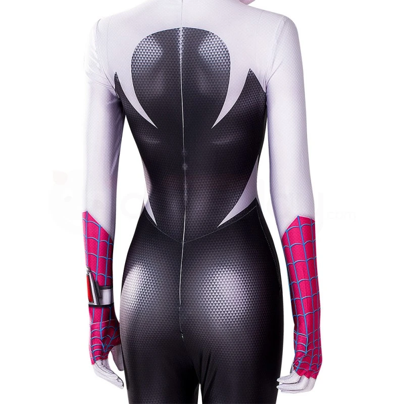 Gwen Stacy Costume Spider-Man Across The Spider-Verse Cosplay Jumpsuit 7 Gwen Stacy Costume Spider-Man Across The Spider-Verse Cosplay Jumpsuit - Image 7