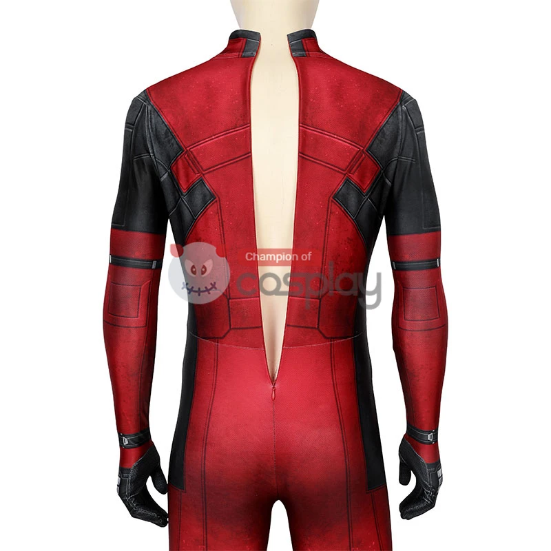 Deadpool Wade Wilson Jumpsuit Cosplay Costume 6 Deadpool Wade Wilson Jumpsuit Cosplay Costume - Image 6