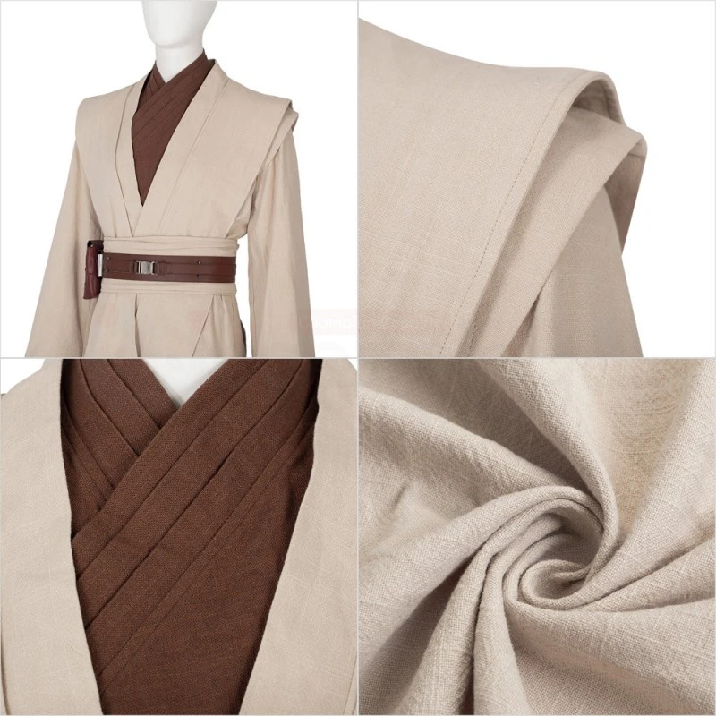 Obi-Wan Kenobi Cosplay Costume Star Wars Cosplay Suit 7 Obi-Wan Kenobi Cosplay Costume Star Wars Cosplay Suit - Image 7