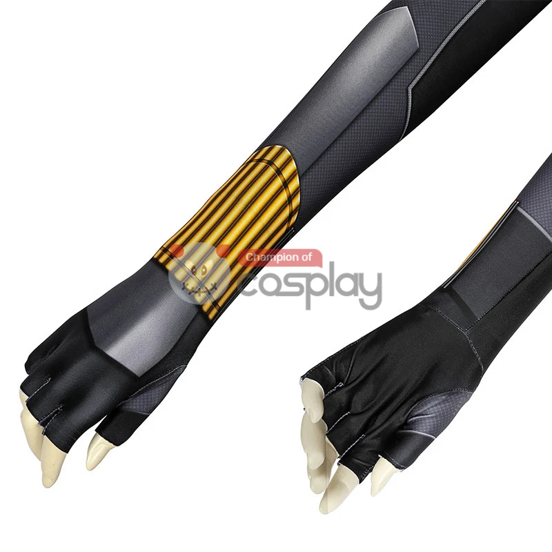 Natasha Romanoff Black Jumpsuit 2020 Movie Black Widow Cosplay Costume 7 Natasha Romanoff Black Jumpsuit 2020 Movie Black Widow Cosplay Costume - Image 7