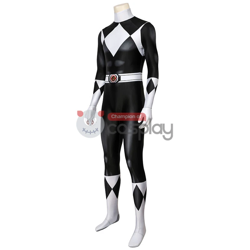 Adult Power Rangers Jumpsuit Mighty Morphin Power Rangers Cosplay Costume 11 Adult Power Rangers Jumpsuit Mighty Morphin Power Rangers Cosplay Costume - Image 11