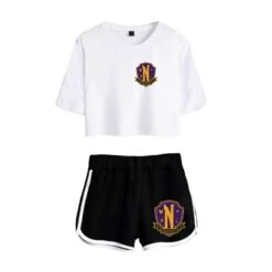 Wednesday Addams T-shirt Nevermore Academy Shorts -Cosplay Clothing Store 6 800x800 526