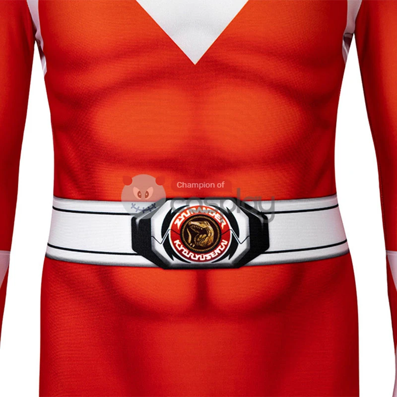 Ready To Ship For Kids Red Ranger Cosplay Costume 6 Ready To Ship For Kids Red Ranger Cosplay Costume - Image 6