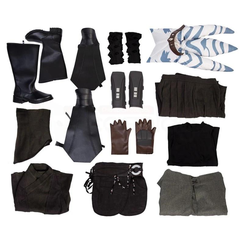 Ahsoka Tano Cosplay Costume Star Wars The Mandalorian Cosplay Suit 8 Ahsoka Tano Cosplay Costume Star Wars The Mandalorian Cosplay Suit - Image 8