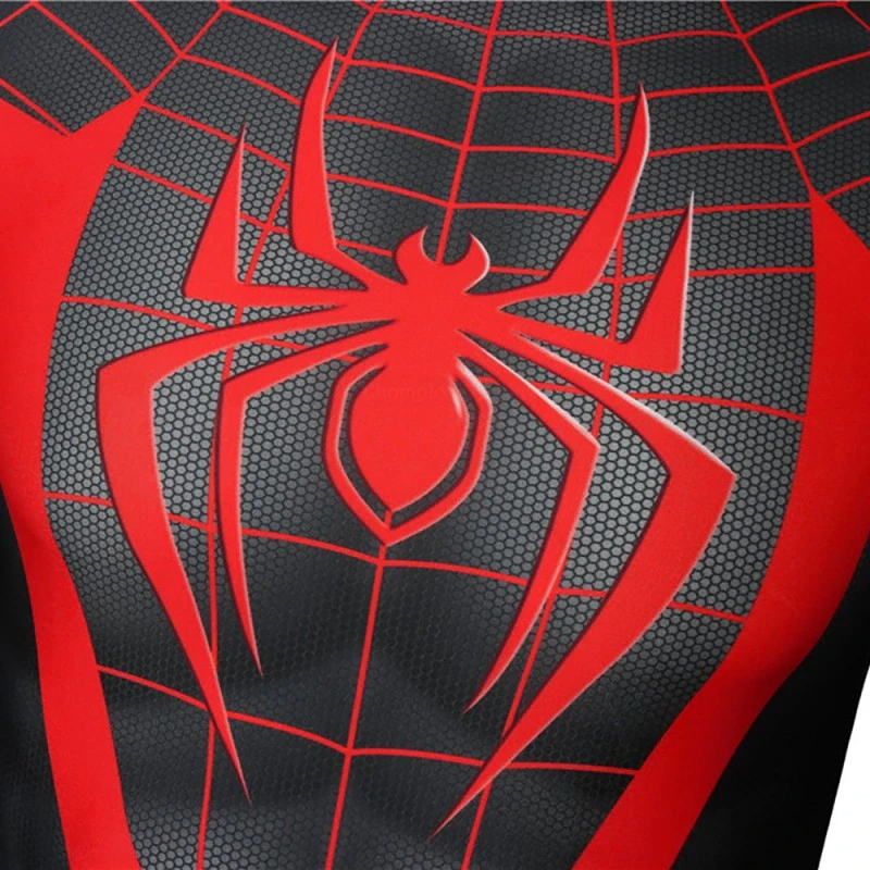 Ultimate Spider-Man Cosplay Costume Miles Morales Jumpsuit 10 Ultimate Spider-Man Cosplay Costume Miles Morales Jumpsuit - Image 10