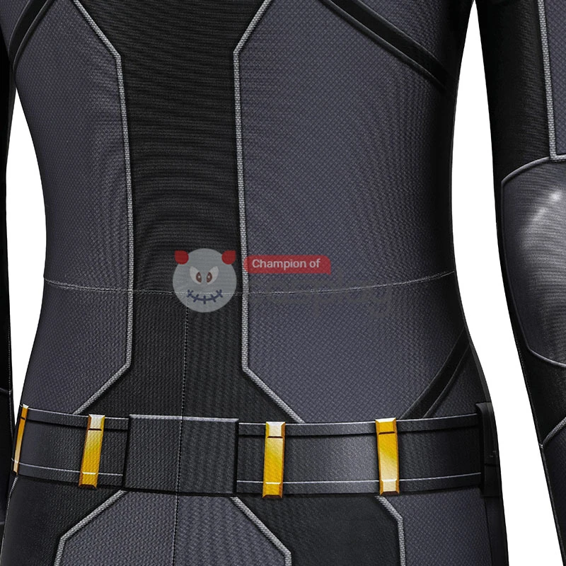 Natasha Romanoff Black Jumpsuit 2020 Movie Black Widow Cosplay Costume 8 Natasha Romanoff Black Jumpsuit 2020 Movie Black Widow Cosplay Costume - Image 8