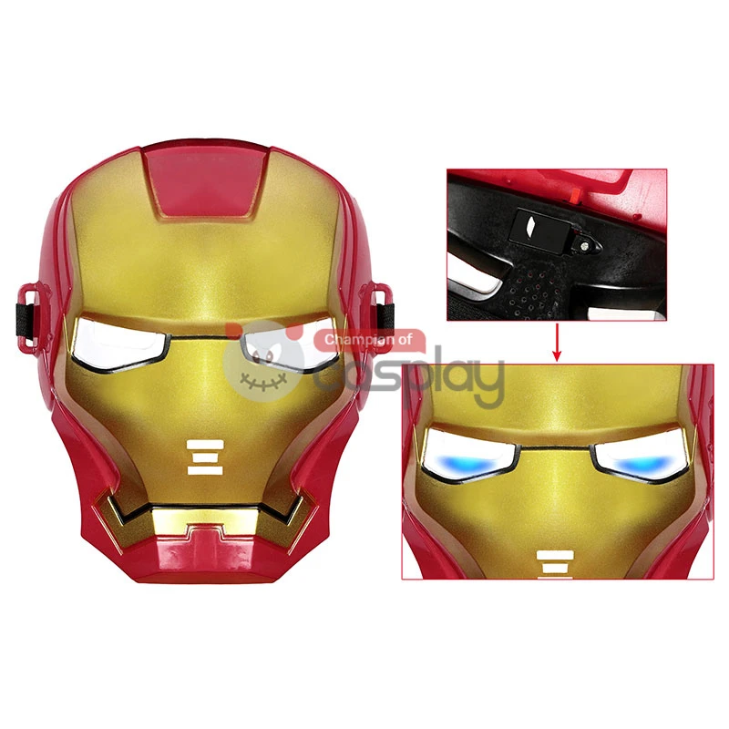Iron Man Jumpsuit The Avengers Tony Stark Cosplay Costume For Kids 8 Iron Man Jumpsuit The Avengers Tony Stark Cosplay Costume For Kids - Image 8