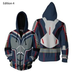 Ant-Man 3 Zip Up Hoodie Ant-Man And The Wasp Quantumania 3D Sweatshirts -Cosplay Clothing Store 7 800x800 509