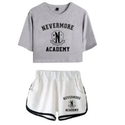 Wednesday Addams Crop Top The Addams Family T-shirt Shorts -Cosplay Clothing Store 7 800x800 515