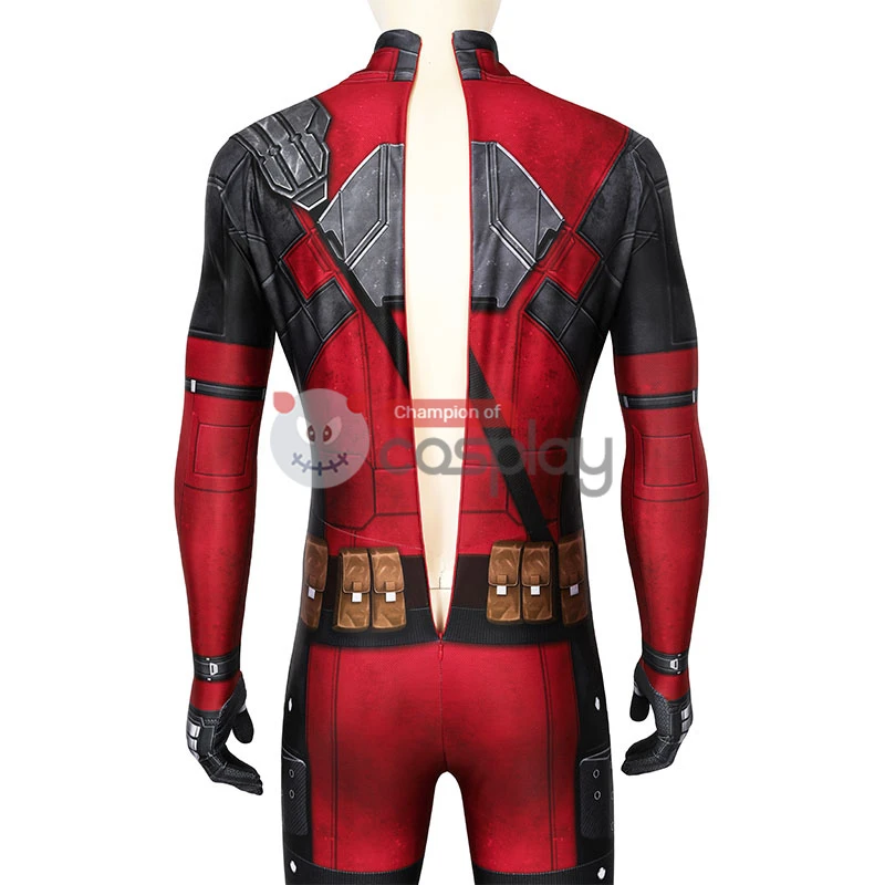New Deadpool Wade Wilson Jumpsuit Cosplay Costume 9 New Deadpool Wade Wilson Jumpsuit Cosplay Costume - Image 9
