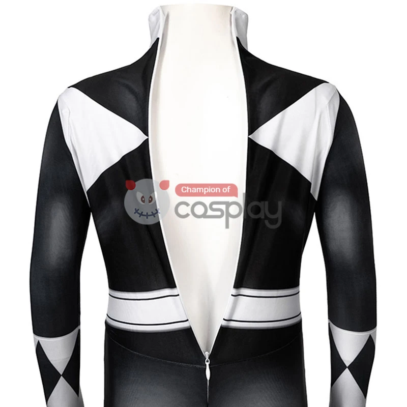 Ready To Ship For Kids Black Ranger Cosplay Costume 7 Ready To Ship For Kids Black Ranger Cosplay Costume - Image 7