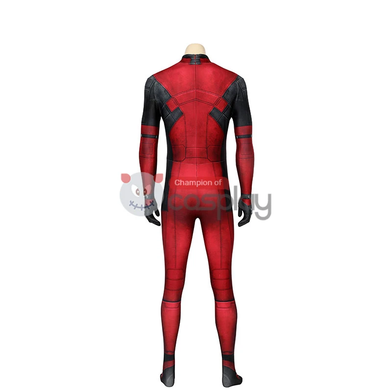 Deadpool Wade Wilson Jumpsuit Cosplay Costume 8 Deadpool Wade Wilson Jumpsuit Cosplay Costume - Image 8