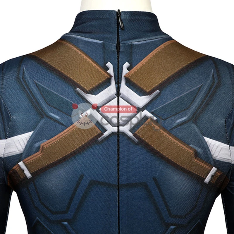 Captain America The Winter Soldier Steve Rogers Cosplay Jumpsuit For Kids 9 Captain America The Winter Soldier Steve Rogers Cosplay Jumpsuit For Kids - Image 9