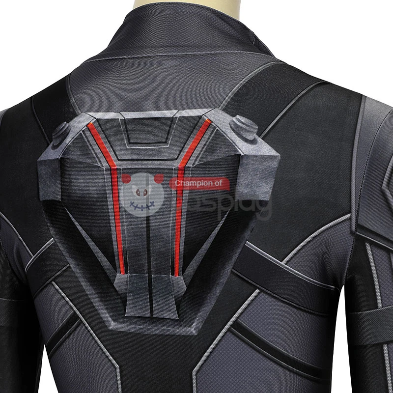 Natasha Romanoff Black Jumpsuit 2020 Movie Black Widow Cosplay Costume 9 Natasha Romanoff Black Jumpsuit 2020 Movie Black Widow Cosplay Costume - Image 9
