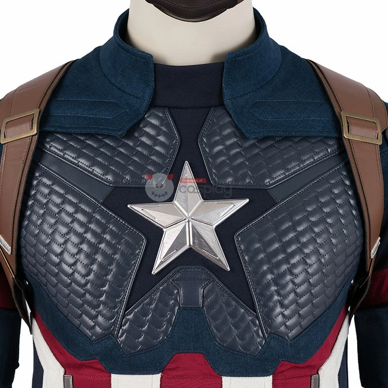 Captain America Cosplay Costumes Avengers Endgame Steve Rogers Costume 9 Captain America Cosplay Costumes Avengers Endgame Steve Rogers Costume - Image 9
