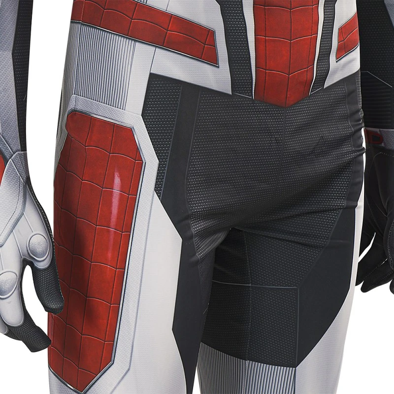2023 Spiderman PS4 White Armor Jumpsuit Cosplay Costume 12 2023 Spiderman PS4 White Armor Jumpsuit Cosplay Costume - Image 12