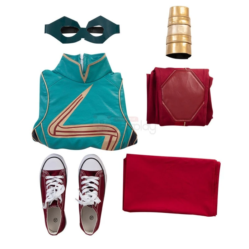 Ms. Marvel Kamala Khan Cosplay Costume 18 Ms. Marvel Kamala Khan Cosplay Costume - Image 18